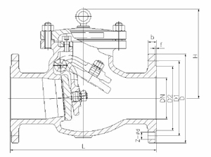 进口不锈钢止回阀结构图